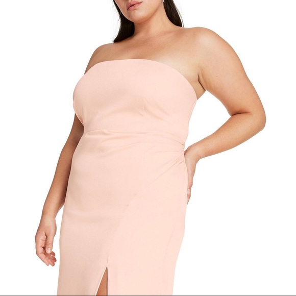 Cushnie Dresses Nwt Cushnie Target Pink Strapless Sideslit Dress